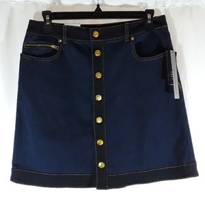 INC International Concepts Regular Fit Denim Skirt